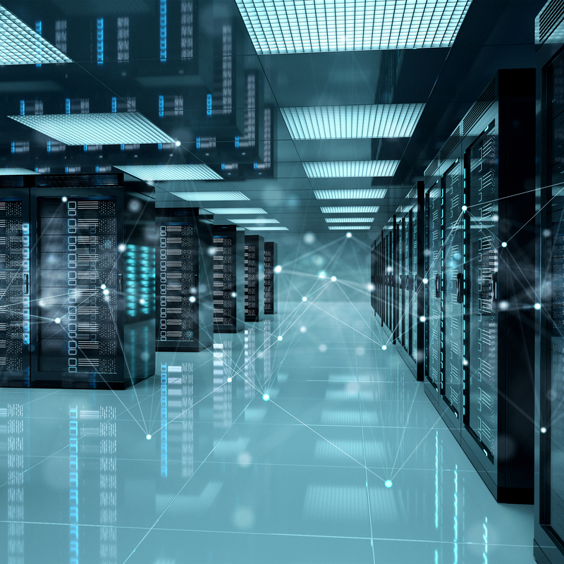 Server room running at 100 percent